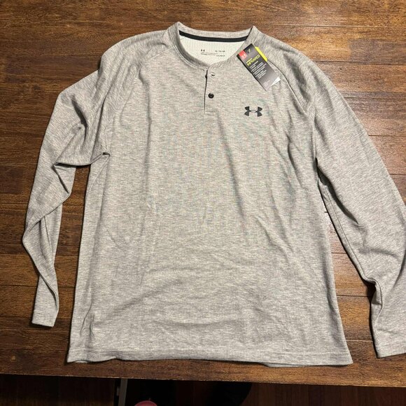 NWT Under Armour Coldgear Infrared Henley Shirt - Picture 1 of 10